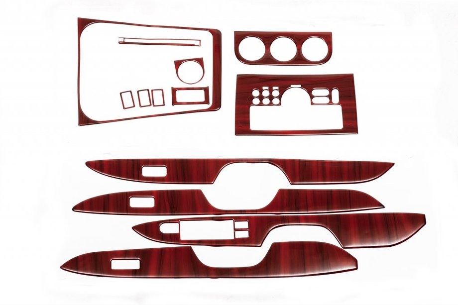 Fiat Sedici 2006-2014 Dashboard Trim Covers (Hartman) Aluminum Image