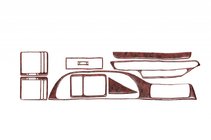 Citroen Jumpy 1996-2007 Dashboard Trim Covers (Meric) photo 2