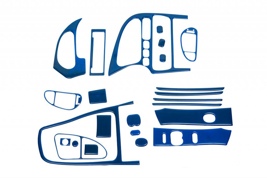 Mazda 323 1977-2003 Dashboard Trim Cover (blue, F 1994-1997) Image