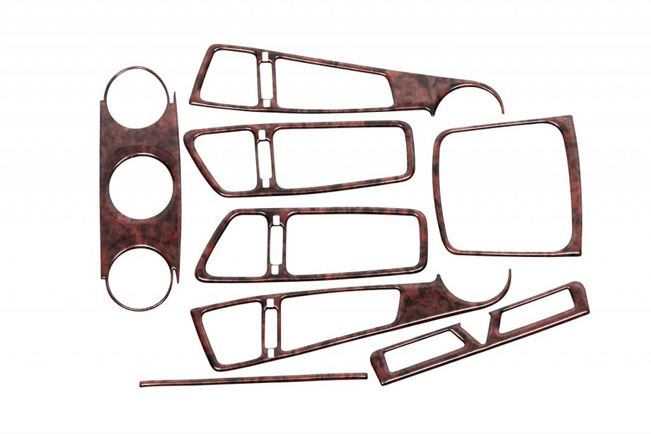 Kia Ceed 2007-2012 Dashboard Trim Covers (Meric) Aluminum Image
