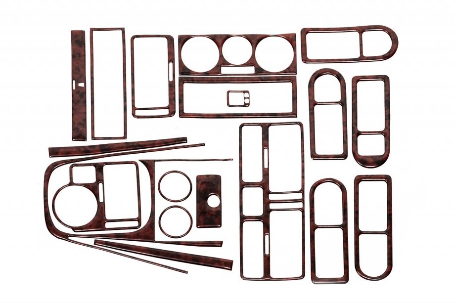 Volkswagen Bora 1998-2004 Car Interior Tuning Aluminum Image