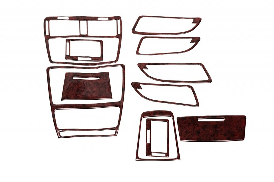 Skoda Octavia II A5 2010-2013 Dashboard Trim Covers (Meric, Turkey) Aluminum Image