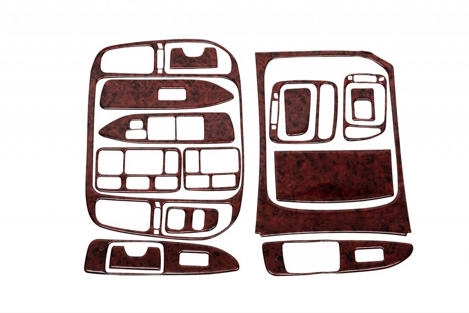 Toyota Land Cruiser 100 1998-2007 Dashboard Trim Covers Aluminum Image