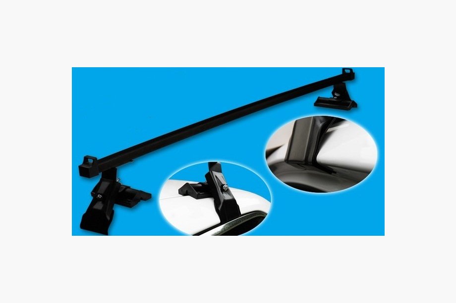 Chevrolet Aveo T200 2002-2008 Roof Rack CAMEL (black, pair) Image