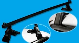 Chevrolet Aveo T200 2002-2008 Roof Rack CAMEL (black, pair) photo 1