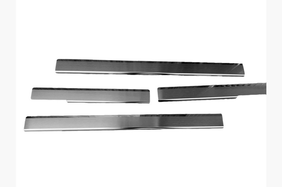 Toyota Land Cruiser Prado 120 2002-2009 Door Sill Covers Nataniko (4 pcs, Stainless Steel) Image