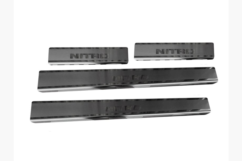 Dodge Nitro 2006-2011 Door Sill Protectors Natanko (Stainless Steel) Image