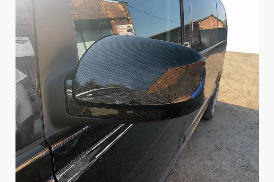 Mercedes Vito W639 2004-2014 Mirror Covers Vito 2004-2010 (2 pcs, Carbon Look) Image