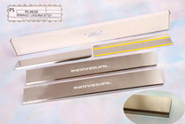 Renault Laguna 2001-2007 Door Sill Covers Nataniko (4 pcs, Stainless Steel) Premium - 3M Tape, 0.8 mm photo 2