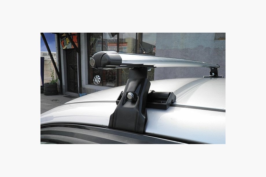 Chevrolet Aveo T200 2002-2008 Roof Rack CAMEL (Chrome, Pair) Image