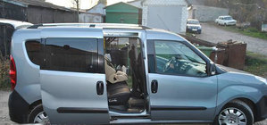 Fiat Doblo II 2010-2022 Chrome Roof Rails Maxi, Metal Feet photo 7