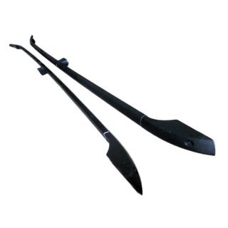 Black Roof Rails (2 pcs, Aluminum) Mitsubishi Grandis 2003-2011 photo 1