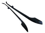 Mitsubishi Grandis 2003-2011 Black Roof Rails (2 pcs, Aluminum) photo 1