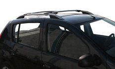 Renault Sandero 2007-2013 Roof Rails Skyport GREY photo 2
