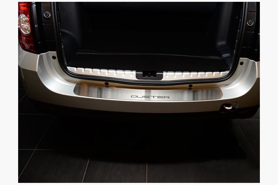 Renault Duster 2008–2017 Rear bumper protector Natanika (stainless steel) Image