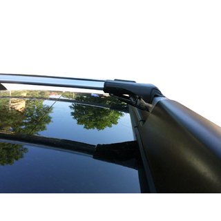 Lockable roof bars for roof rails WingBar V1 (2008-2014, 2 pcs) photo 1