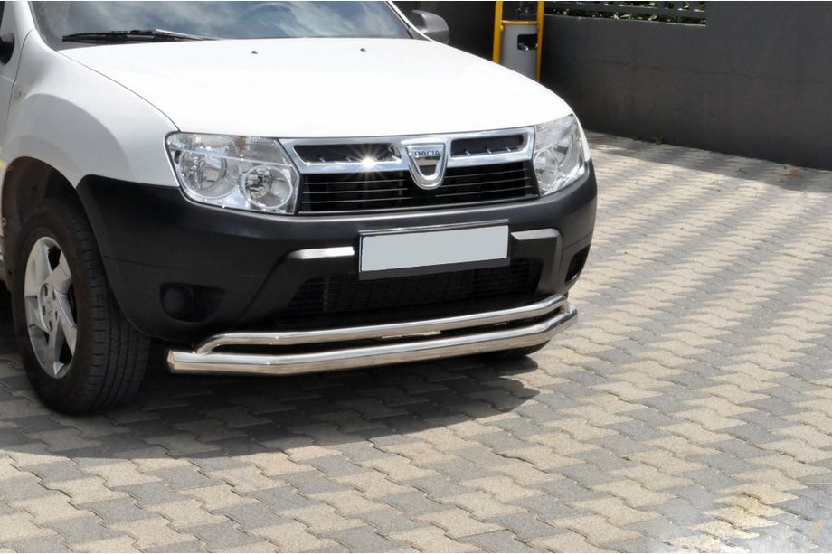 Renault Duster 2008–2017 Front Bar ST017 (Stainless Steel) Image