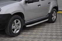 Dacia Duster 2008-2018 Side Steps Fullmond (2 pcs, aluminum profile) photo 1