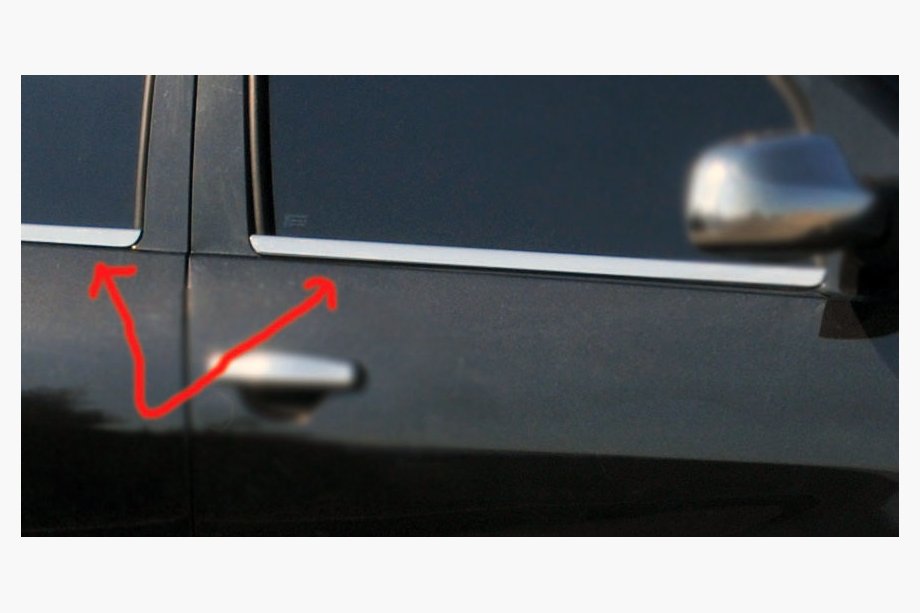 Dacia Sandero 2007-2013 Exterior window trim stainless steel (4 pcs) Photo 3