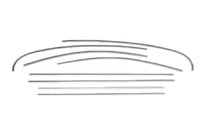 Renault Fluence 2009-2016 Window Trim Mouldings Stainless Steel OmsaLine (8 pcs) photo 1