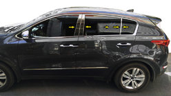 Kia Sportage 2015-2021 Stainless Steel Door Pillar Trim photo 1