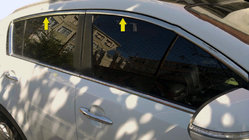 Kia Sportage 2010-2015 Upper Door Trim Stainless Steel (4 pcs) photo 1