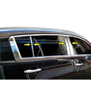 Stainless Steel Door Pillar Trim (6 pcs) Kia Sportage 2010-2015 photo 1