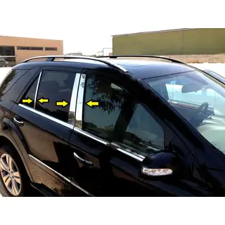 Stainless Steel Door Pillar Trim (6 pcs)