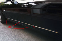 Mercedes C-class W204 2007-2015 SALE! Stainless Steel Door Moulding Covers photo 1