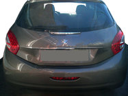 Peugeot 208 2012-2019 Chrome trim above license plate Tit-designs (stainless steel) photo 1