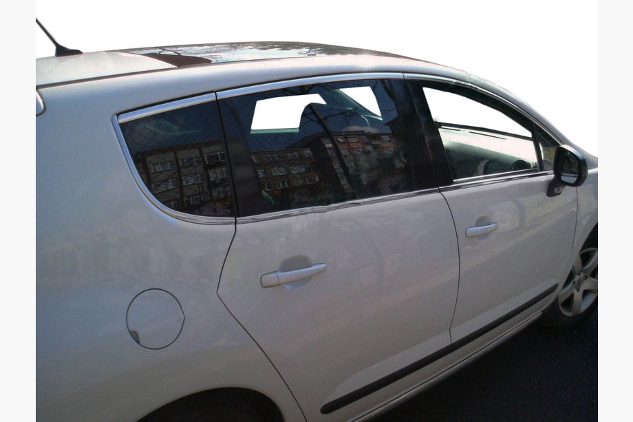 Peugeot 3008 2008-2016 Window trim with rear quarter window, 8 pcs, stainless steel Image