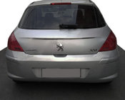 Peugeot 308 2007-2013 Chrome trim above license plate (stainless steel) photo 1