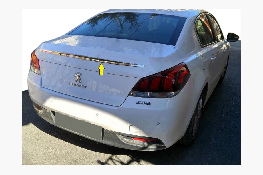 Peugeot 508 2010-2018 Upper Chrome Trim (Stainless Steel) Image
