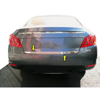 Trunk trim stainless steel