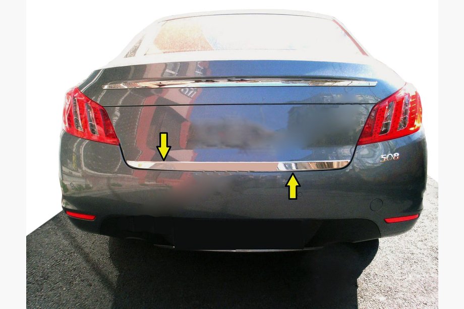 Peugeot 508 2010-2018 Trunk trim stainless steel Image