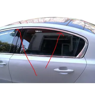 Upper Window Trim Stainless Steel (Sedan) photo 1