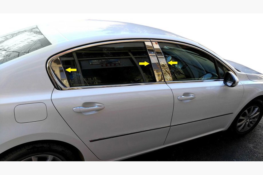 Peugeot 508 2010-2018 Stainless Steel Pillar Covers Image
