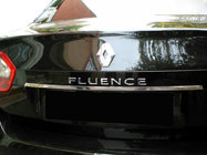 Renault Fluence 2009-2016 Stainless steel trim strip above license plate photo 1