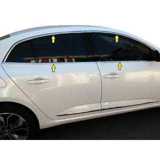 Full Window Trim (Sedan, 12 pcs, Stainless Steel) photo 2