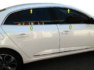 Renault Megane IV 2016-2025 Full Window Trim (Sedan, 12 pcs, Stainless Steel) Carmos - Turkish Stainless Steel photo 2