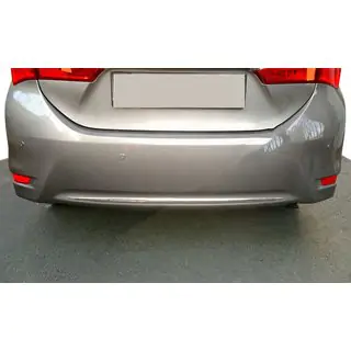 Rear bumper trim stainless steel photo 1