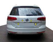 Volkswagen Passat B8 2015-2023 Chrome trim above license plate SW (Carmos, stainless steel) photo 1