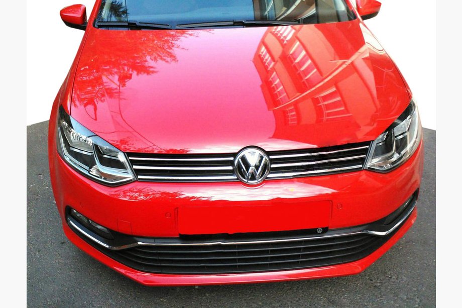 Volkswagen Polo 2010-2017 Chrome Grille Trim HB (2014↗ Stainless Steel) Image