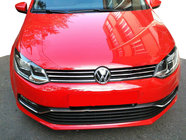 Volkswagen Polo 2010-2017 Chrome Grille Trim HB (2014↗ Stainless Steel) photo 1