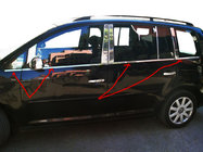 Volkswagen Touran 2010-2015 Exterior window trim stainless steel (8 pcs) OmsaLine - Italian Stainless Steel photo 1