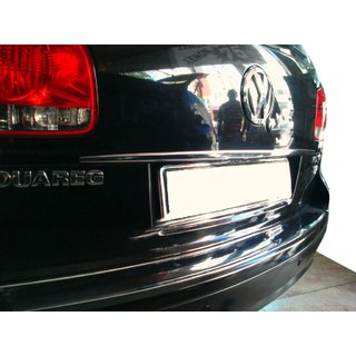 Chrome trim above license plate (stainless steel) photo 1