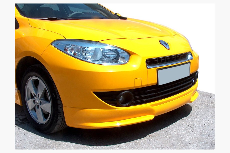 Renault Fluence 2009-2016 Front lower lip spoiler (primed) Image