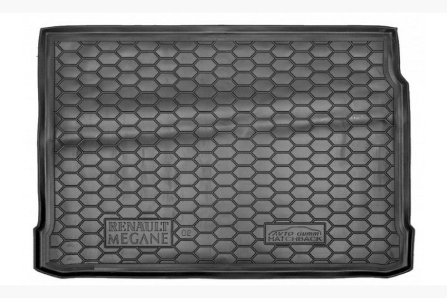 Renault Megane II 2004-2009 Trunk Mat HB 2002+ (Autogumm, Rubber) Image