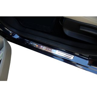 Wireless illuminated door sills (2 pcs, stainless steel)