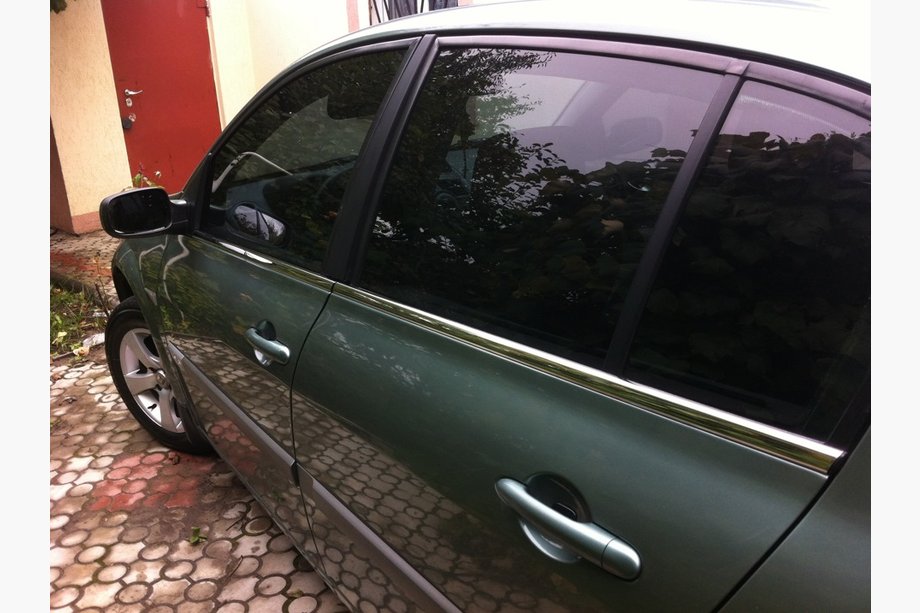 Renault Megane II 2004-2009 Exterior window trim stainless steel (4 pcs) SD/SW, Carmos - Turkish Steel Photo 5